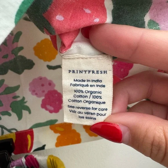 Printfresh Organic Cotton Short Sleep Set - Colorful Fruit Smoothie - Picture 8 of 13